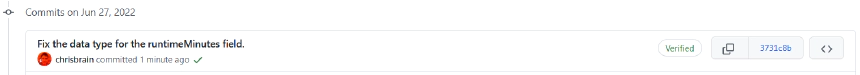 Github Action commit status of Qlik Sense build alter-text